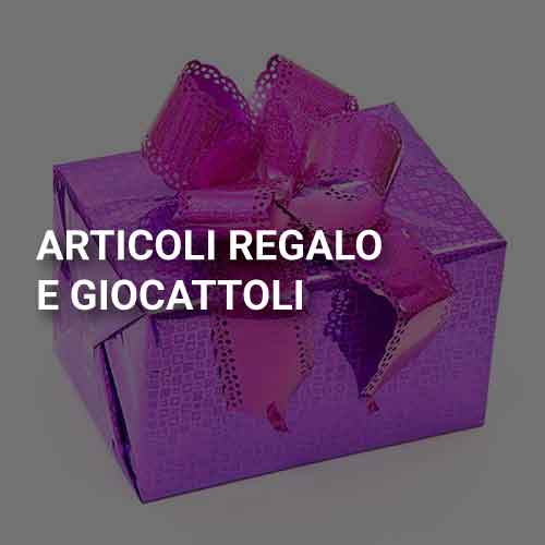 Categoria articoli regalo e giocattoli